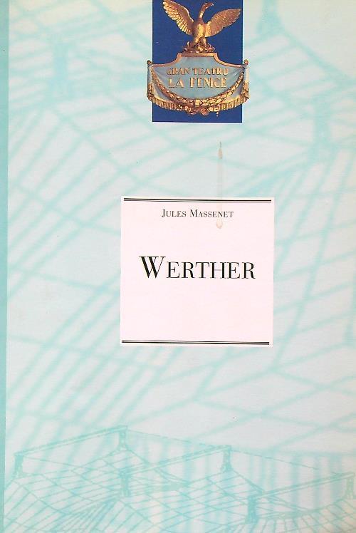 Werther - Jules Massenet - copertina