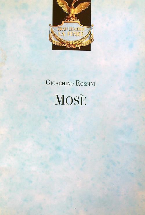 Mosè - Gioachino Rossini - copertina