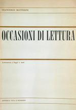 Occasioni di lettura