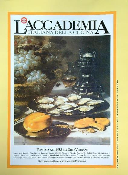 accademia italiana della cucina 93/marzo 1999 - copertina