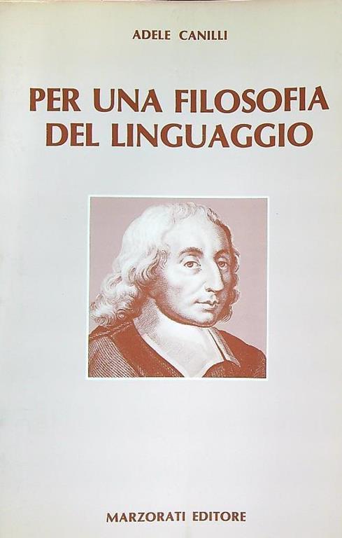 Per una filosofia del linguaggio - Adele Canilli - copertina