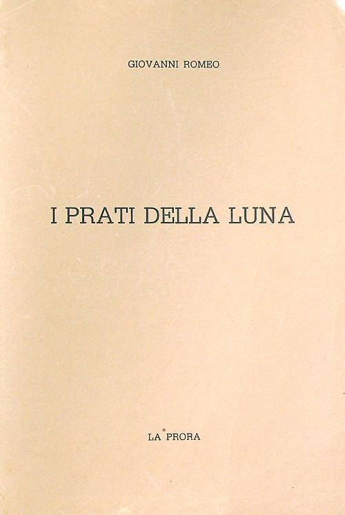 prati della luna - Giovanni Romeo - copertina