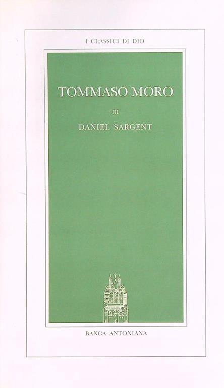 Tommaso moro - Daniel Sargent - copertina