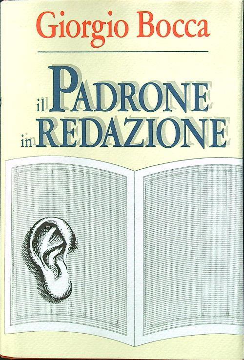 padrone in redazione - Giorgio Bocca - copertina