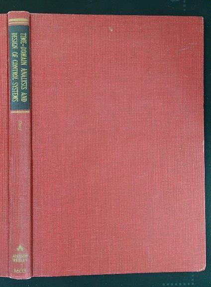 Time-Domain Analysis and Design of Control Systems - Richard C. Dorf - copertina