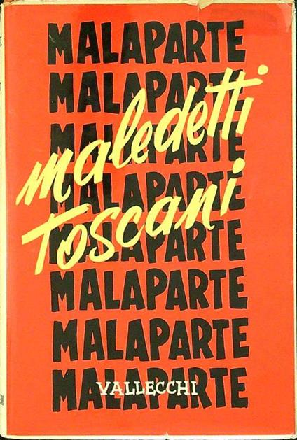 Maledetti toscani - Curzio Malaparte - copertina