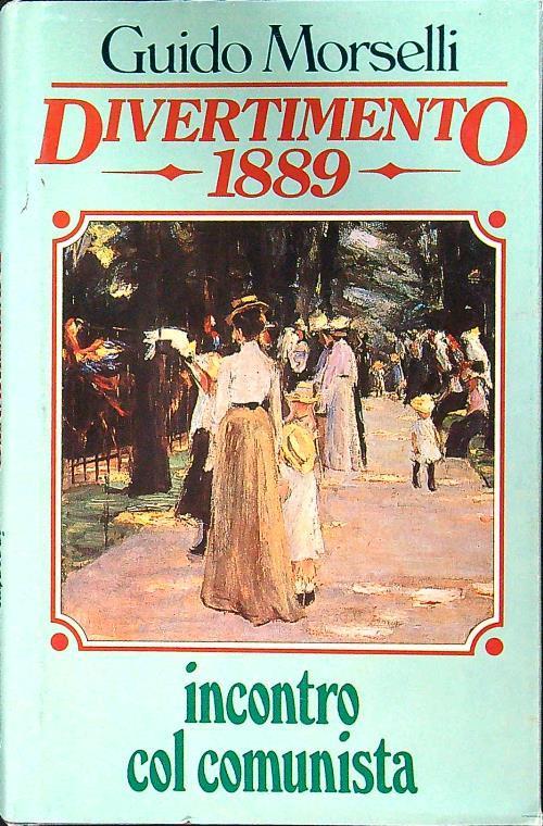 Divertimento 1889 - Guido Morselli - copertina