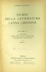 Storia della Letteratura Latina Cristiana vol. II parte I
