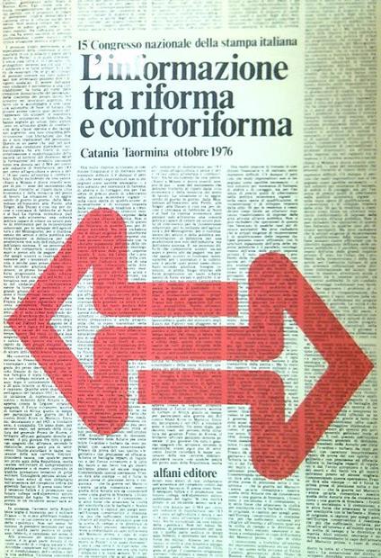 informazione tra riforma e controriforma. Catania Taormina ottobre 1976 - copertina