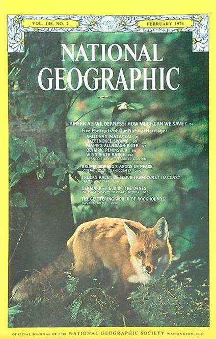 National geographic 2/february 1974 - copertina