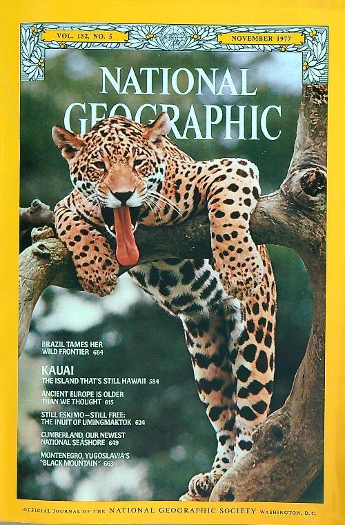 National geographic 5/november 1977 - copertina