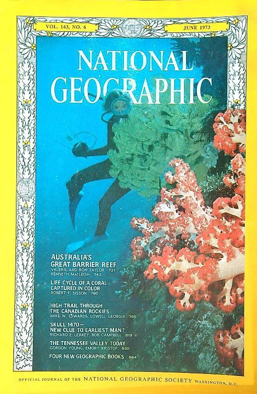 National geographic vol 143, n 6/June 1973 - copertina