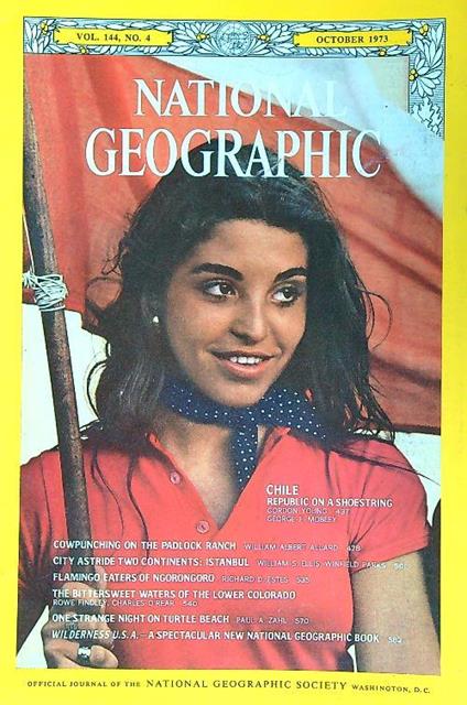 National Geographic vol 144, n 4/october 1973 - copertina