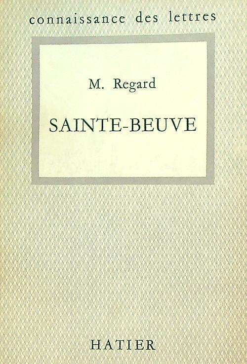 Sainte-Beuve - Maurice Renard - copertina