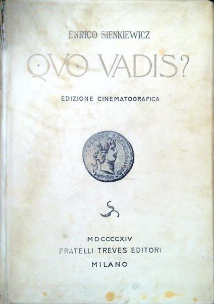 Quo Vadis? - Henryk Sienkiewicz - copertina