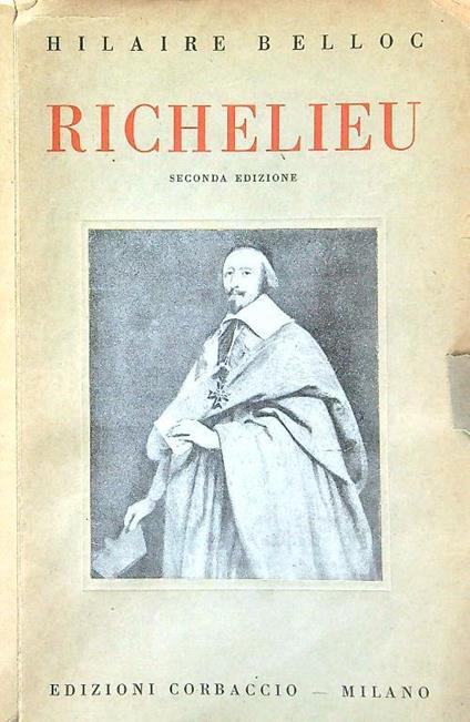 Richelieu - Hilaire Belloc - copertina