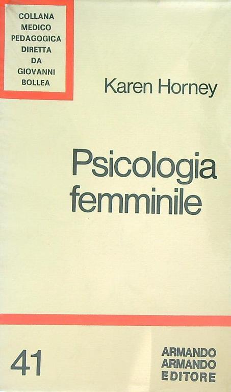 Psicologia femminile - Karen Horney - copertina