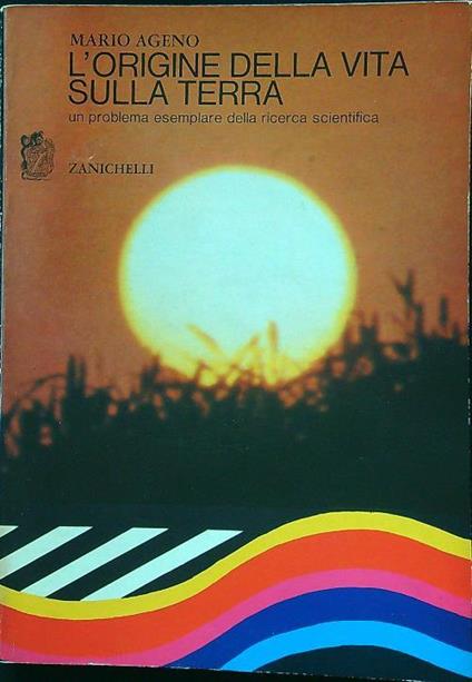 origine della vita sulla terra - Mario Ageno - copertina