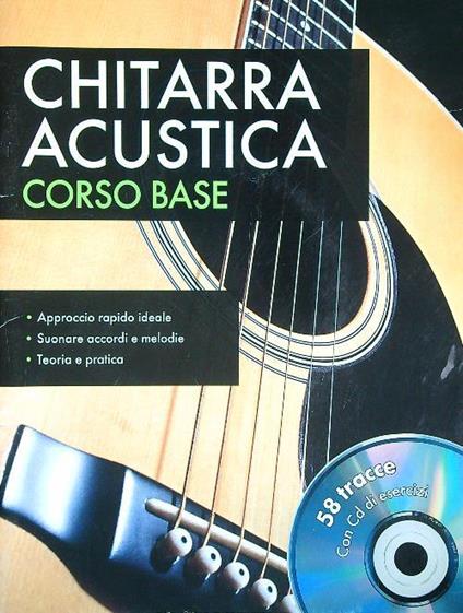 Chitarra acustica corso base - copertina