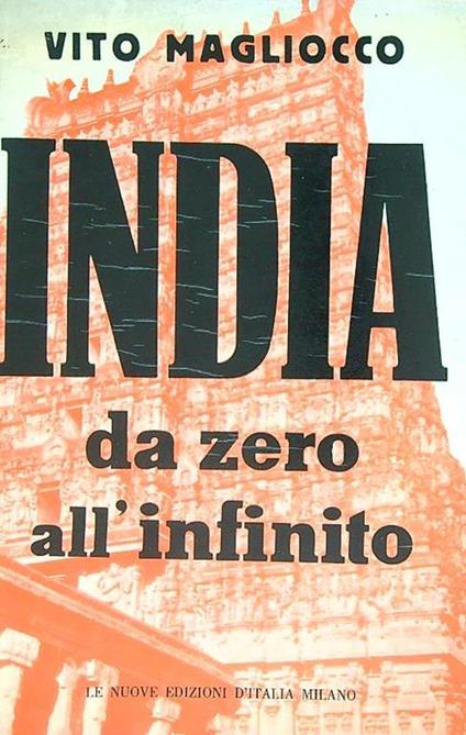 India da zero all'infinito - Vito Magliocco - copertina