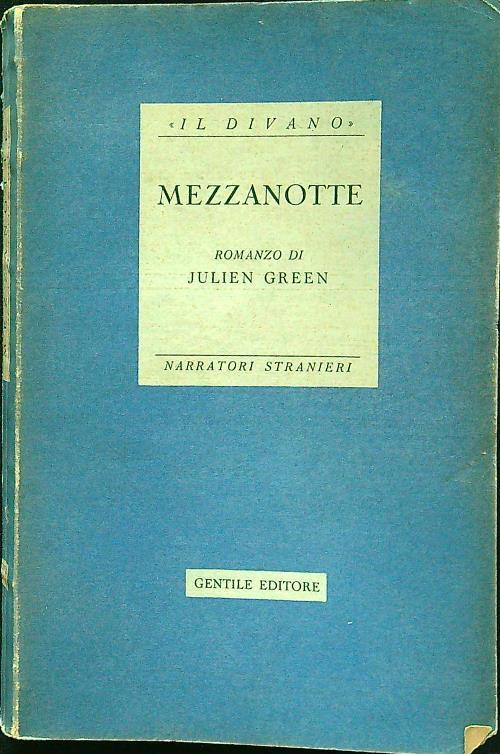 Mezzanotte - Julien Green - copertina