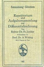 Repetitorium und Aufgabensammlung zur Differentialrechnung