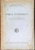 Storia economica. Dalla crisi dell'Impero Romano al Principio del secolo XVIII