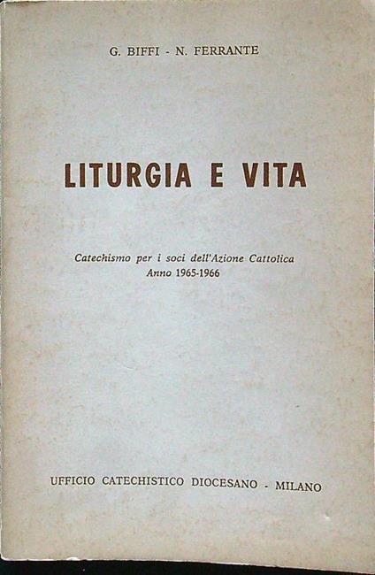 Liturgia e vita - Biffi - copertina