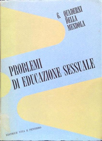 Problemi di educazione sessuale - copertina