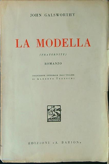 modella - John Galsworthy - copertina