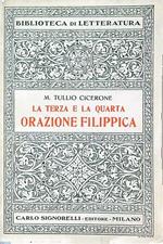 terza e la quarta orazione filippica