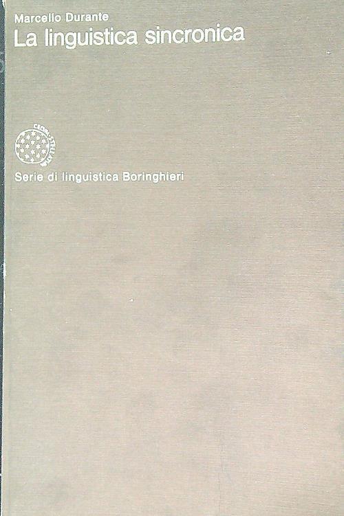 linguistica sincronica - Marcello Durante - copertina