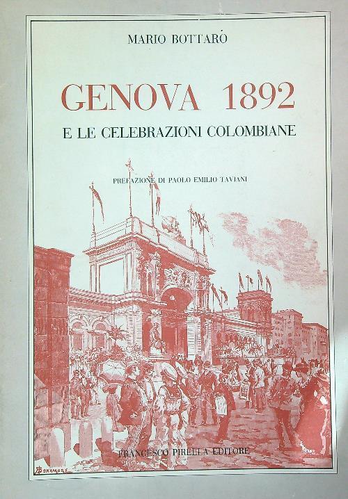 Genova 1892 e le celebrazioni colombiane - Mario Bottaro - copertina