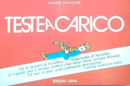 Teste a carico - Gaspare Morgione - copertina