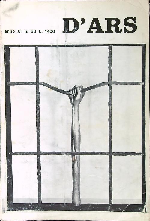 D'Ars n. 50/1970 - copertina