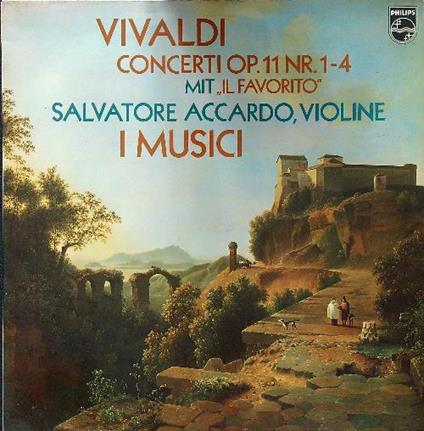 Vivaldi concerti op.11 nr.1-4 vinile - Accardo - copertina