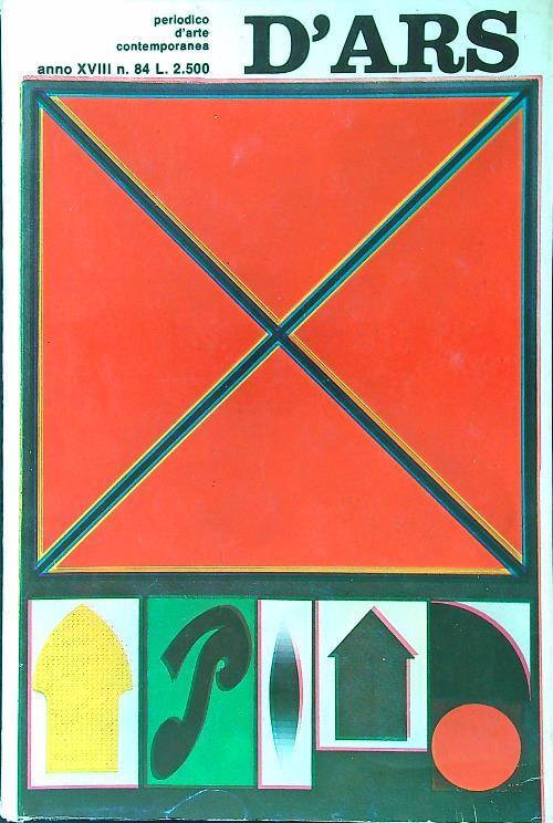D'Ars n. 84/1977 - copertina