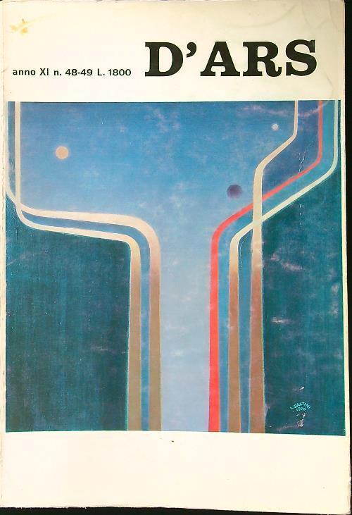 D'Ars n. 48-49/1970 - copertina