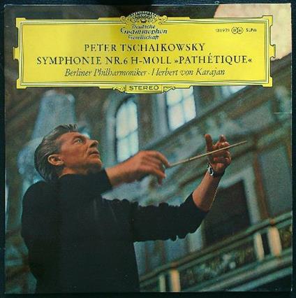 Tschaikowsky symphonie nr.6 h-moll vinile - von Karajan - copertina