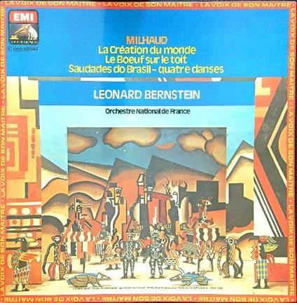 La creation du monde Milaud vinile - Leonard Bernstein - copertina