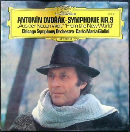 Dvorak symphonie nr.9 vinile - Giulini - copertina