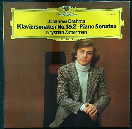 Brahms Klaviersonaten no. 1&2 vinile - copertina