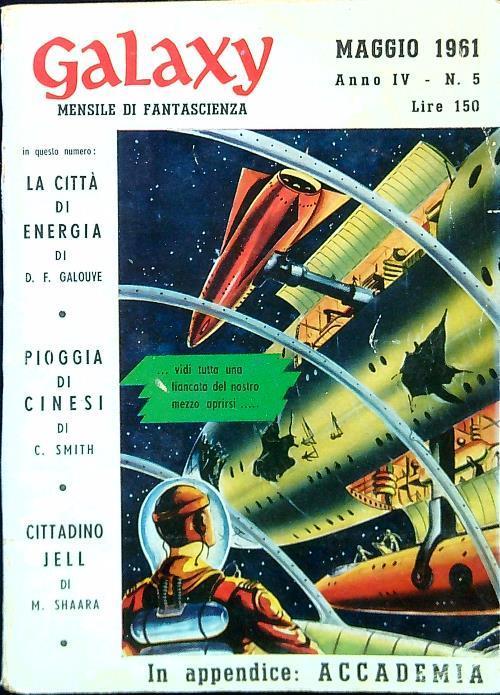 Galaxy mensile di fantascienza N. 5/Maggio 1961 - copertina