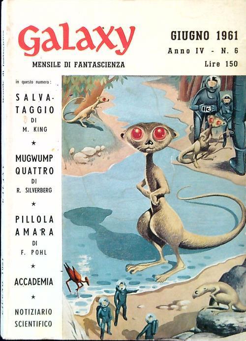 Galaxy mensile di fantascienza N. 6/Giugno 1961 - copertina