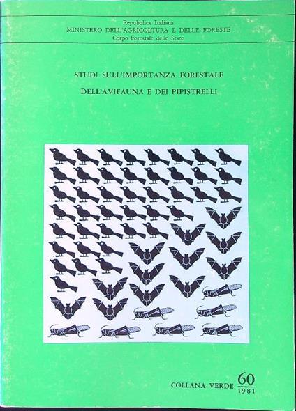 Studi sull'importanza forestale dell'avifauna e dei pipistrelli - copertina