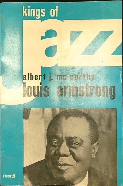 Louis Armstrong - Albert J. Mc Carthy - copertina
