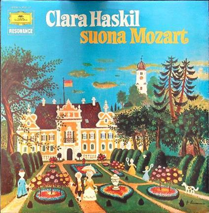 Clara Haskil suona Mozart vinile - copertina