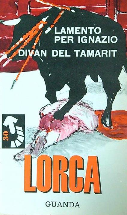 Lamento per Inazio - Divan del Tamarit - Garcia Lorca - copertina