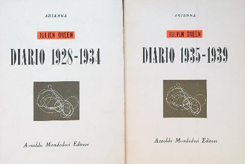 Diario 1928 1934/1935-1939 - Julien Green - copertina