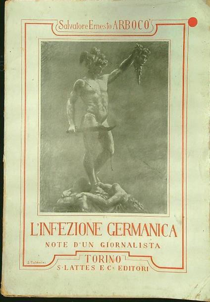 L' infezione germanica - Salvatore Ernesto Arboco' - copertina